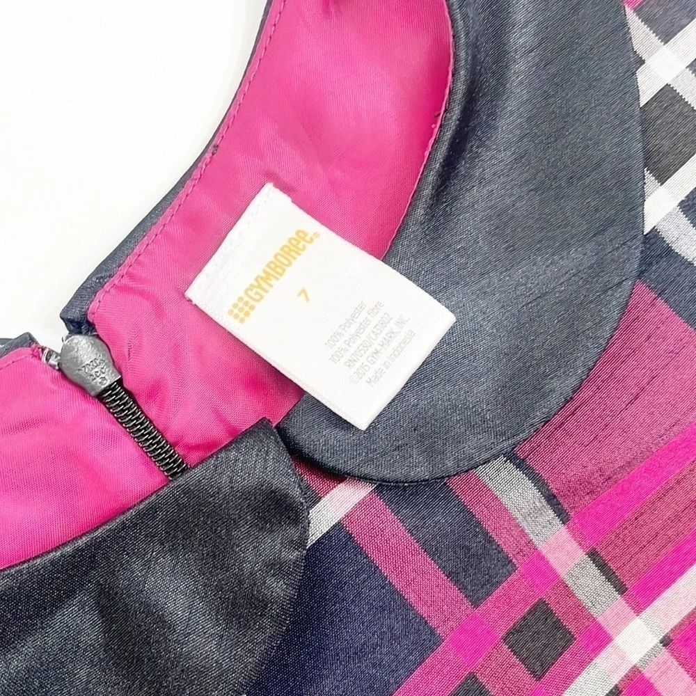 Gymboree little girls plaid dress